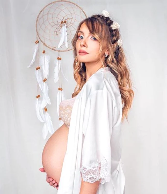 Andreea Ibacka se pregătește să nască în câteva zile