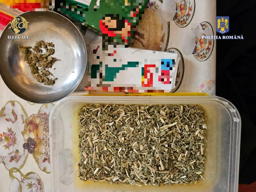 Droguri descoperite de anchetatori FOTO DIICOT