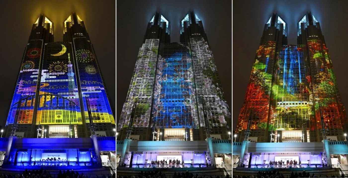 Spectacol impresionant de lumini la Tokyo FOTO Japan Today- KYODO