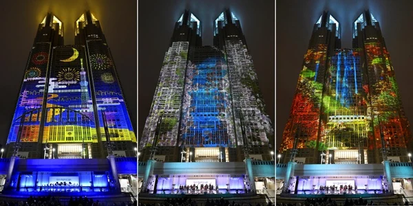 video mapping la tokyo foto KYODO jpg