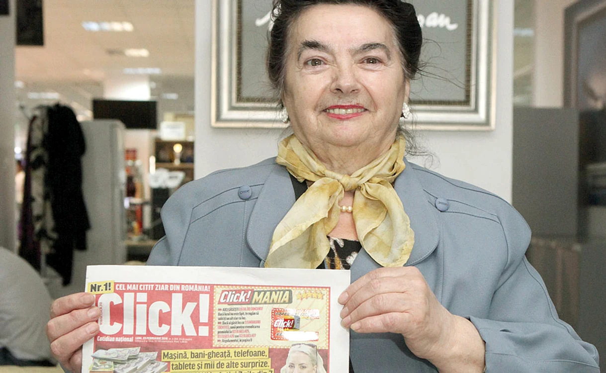 Elena Diga a câştigat un set cu ibric şi râşniţă de la Click!Foto: Click!