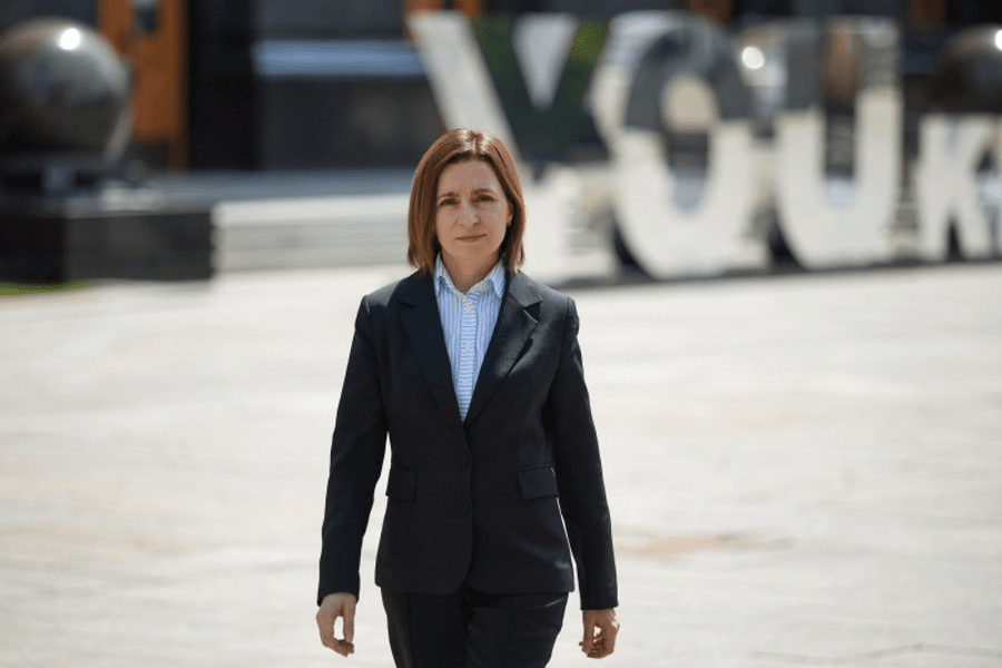 Maia Sandu: Astăzi, Republica Moldova şi România îşi croiesc împreună soarta, ca parte a lumii libere