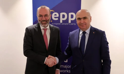 Ilie Bolojan, întâlnire cu Manfred Weber FOTO X 