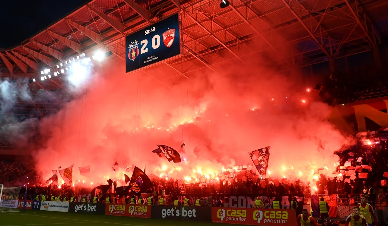 Steaua-Dinamo s-a jucat cu un stadion plin (FOTO: Sportpictures)