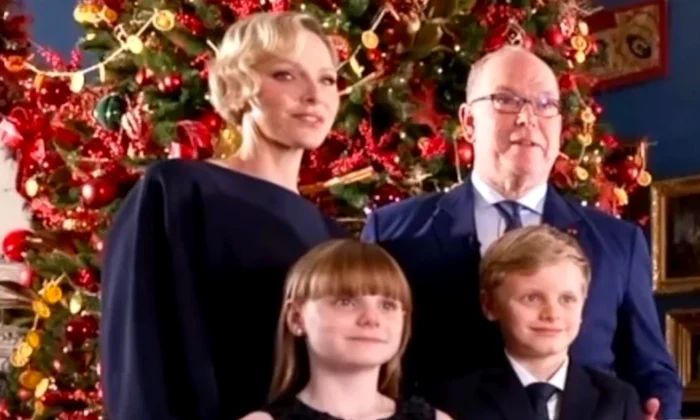 Charlene, Albert și copiii de Anul Nou, Instagram png
