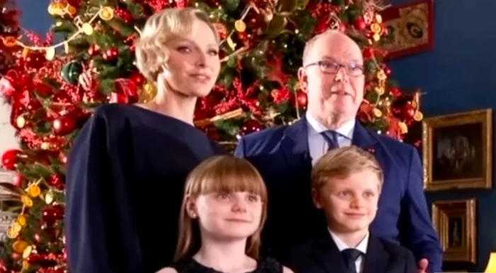 Charlene, Albert și copiii de Anul Nou, Instagram png