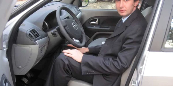 Marius Ciochelca, de 36 de ani, și-a cumpărat un autoturism nou, cu ajutorul vaucherelor. 