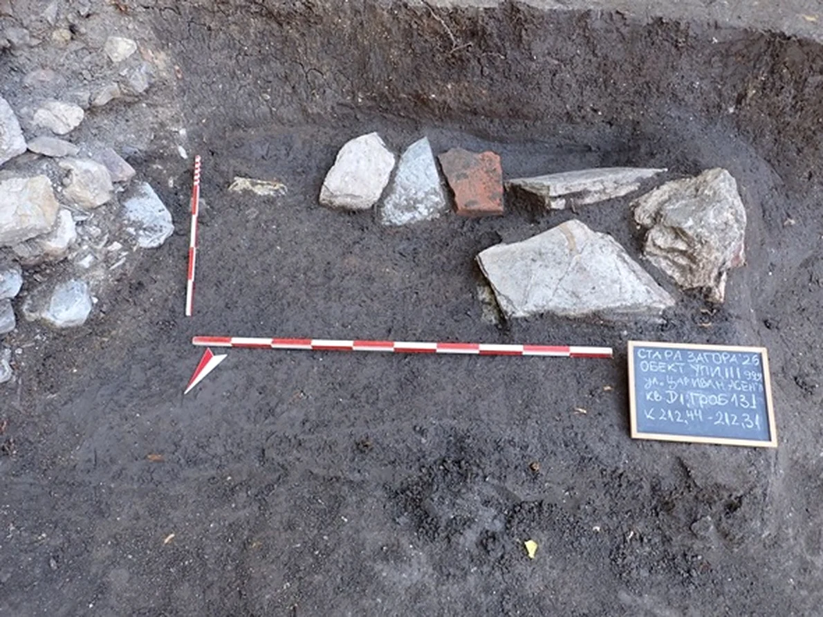 Mormântul unui copil, descoperit într-o necropolă romană din Bulgaria 