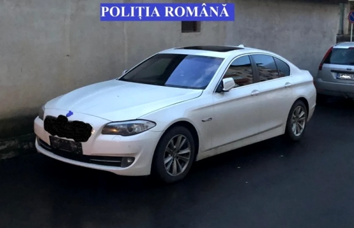 Maşina furată de tânărul din Orăştie