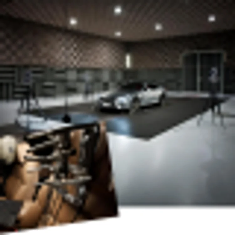 Laborator acustic într-o companie producătoare de automobile