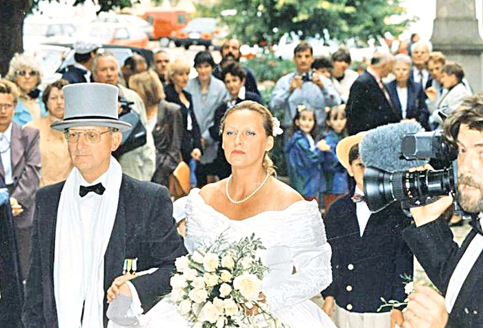 Gheorghe Zamfir şi franţuzoaica Marie Noelle s-au căsătorit în septembrie 1994