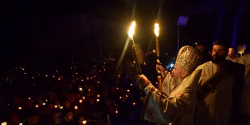 Slujba de Înviere de la Galaţi FOTO Nicolae Sburlan