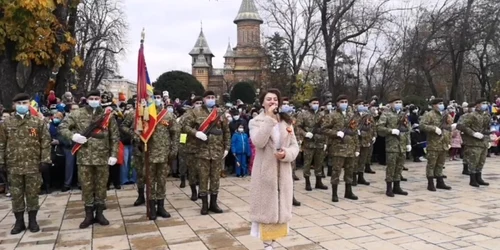 Ceremonie Ziua României la Timişoara