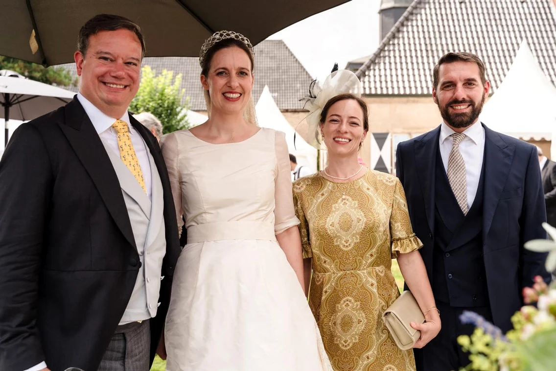 Alina Maria și Nicolae la o nuntă în Germania