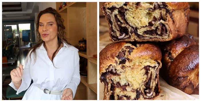 Anna Lesko, rețetă de cozonac / FOTO: Colaj captură video YouTube