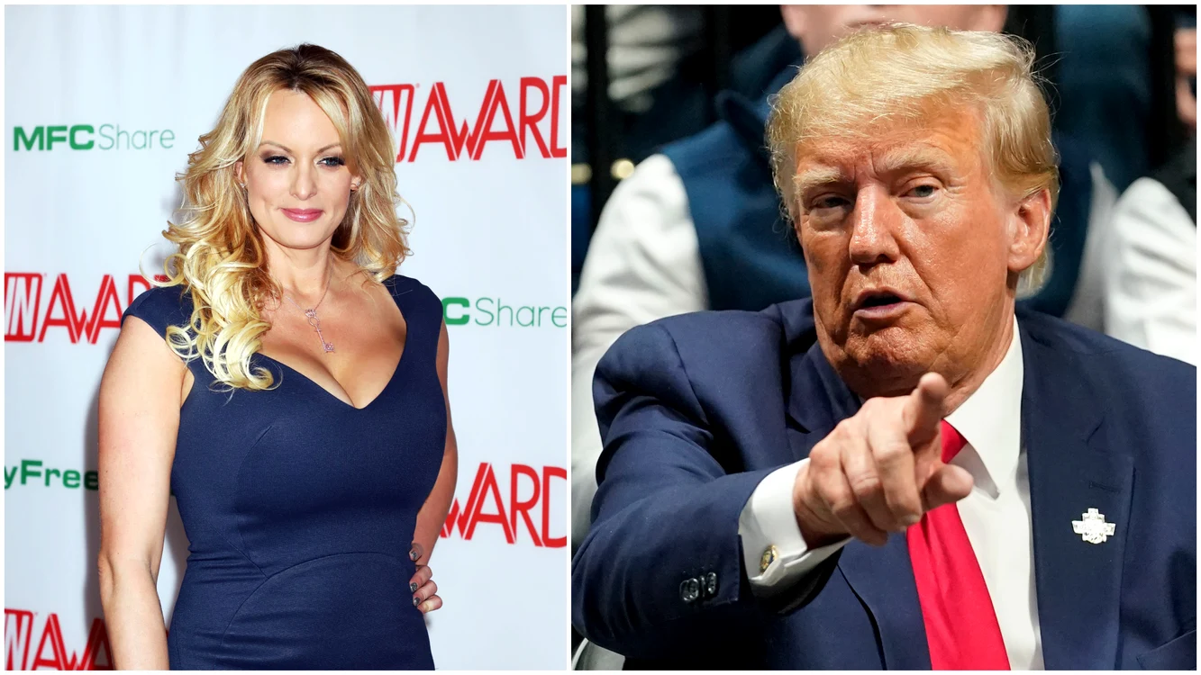 Trump a fost pus sub acuzare în dosarul de cumpărare a tăcerii actriței. FOTO Profimedia (Arhivă)