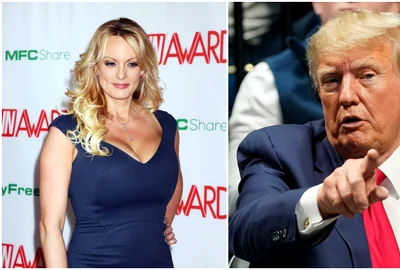 Stormy Daniels și Donald Trump FOTO Profimedia jpg