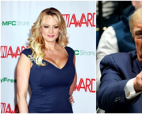 Stormy Daniels și Donald Trump FOTO Profimedia jpg