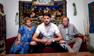 Romeo Visca, Anca Sigartău și Marian Rîlea, în serialul "Adela" jpeg