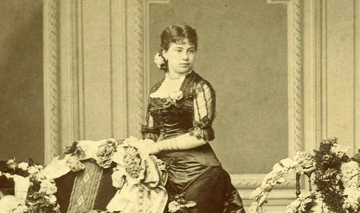 Mezzosoprana Elena Theodorini (cca. 1890) - fotografie din colecția Muzeului Național de Istorie a României (MNIR)