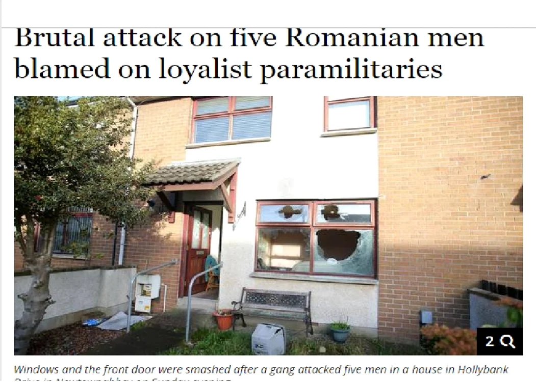 Locuinţa în care stăteau românii a fost făcută praf