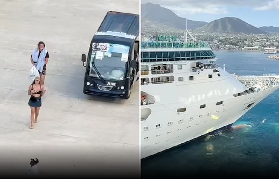 Turiști întârziați, lăsați în port în aplauzele și fluierăturile pasagerilor de pe vasul de croazieră. Momentul a devenit viral