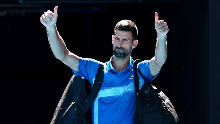 Novak Djokovici, oprit de o accidentare la Australian Open. Foto Getty images