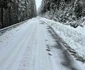 În Bucegi este iarnă in toată regula. FOTO Lucrări Drumuri Poduri Dâmbovița