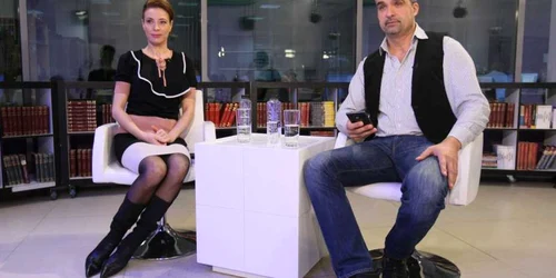 Monica Davidescu şi Aurelian Temişan la Adevărul LIVE FOTO Dorin Constanda