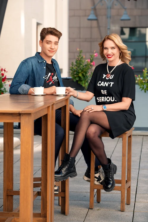 Ileana Badiu și fiul ei Sasha foto: OK Magazine