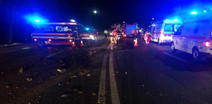 Accident pe DN1 B, în Valea Călugărească FOTO ISU