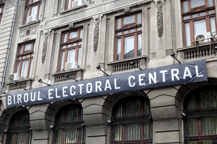 Biroul Electoral Central FOTO: Mediafax