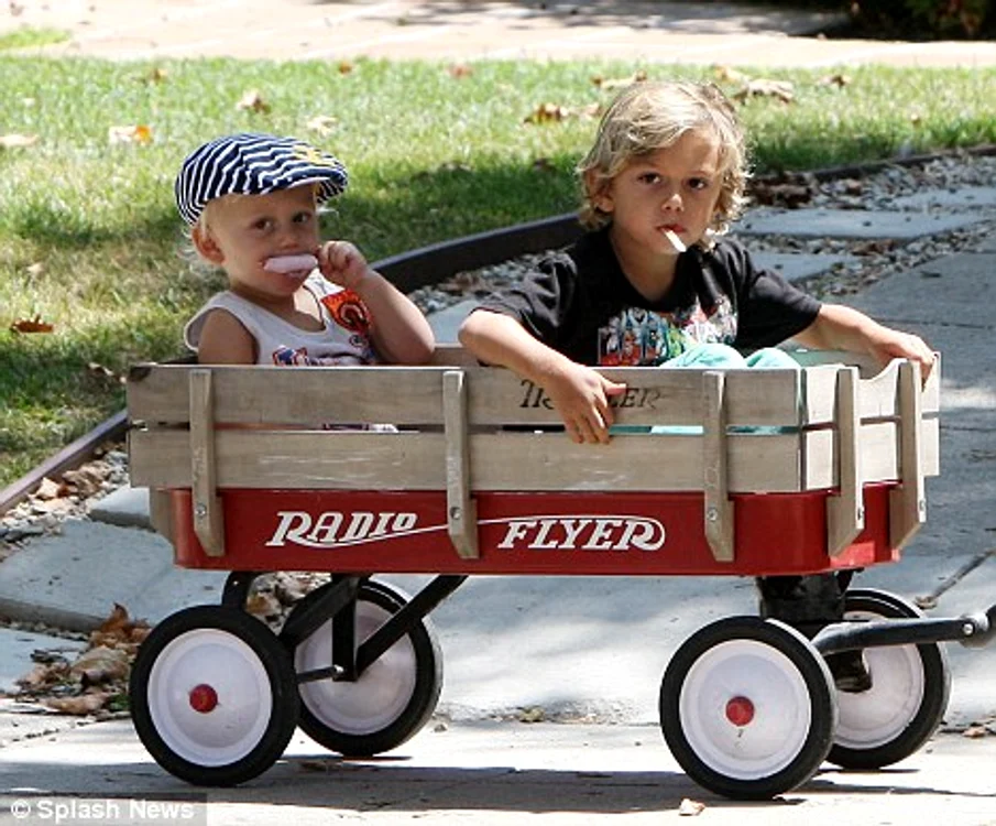 Gwen Stefani în vizită cu cei mici Sursă Foto Daily Mail