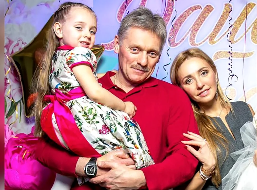 Fiica cea mică a lui Peskov și a patinatoarei  Tatiana Navka