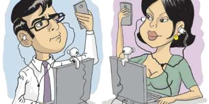 Relaţiile virtuale se dezvoltă mai repede pentru că partenerii sunt mai îndrăzneţi