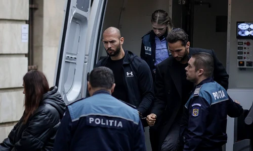  Frații Andrew și Tristan Tate, la Curtea de Apel București - 10 ianuarie 2023. FOTO Inquam / Octav Ganea