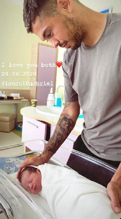 Gabi Iancu a devenit tată 