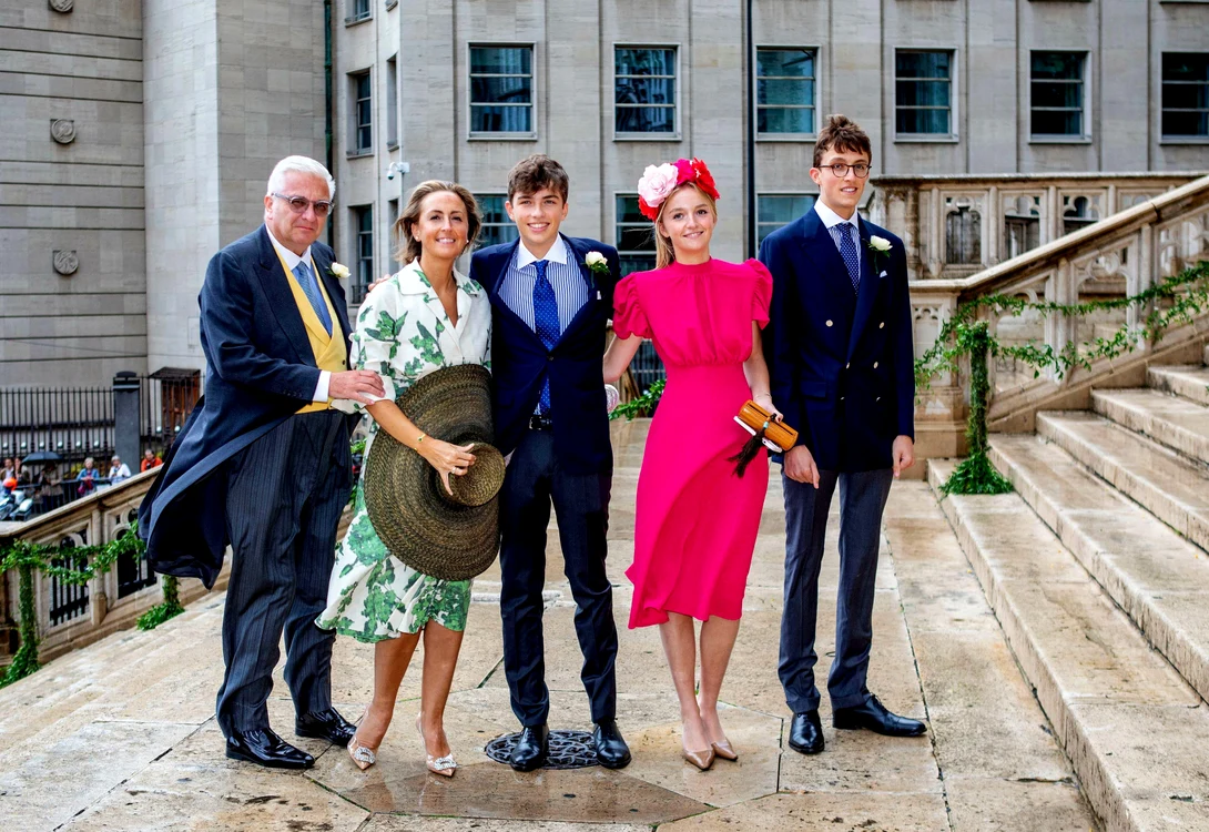 Prințul Laurent al Belgiei, Prințesa Claire a Belgiei, Prințul Aymeric, Prințesa Louise și Prințul Nicolas, Profimedia jpg