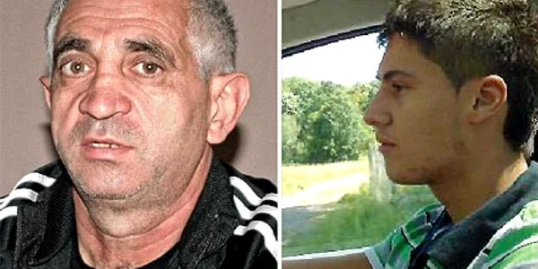 Ioan Roşian (stânga) este revoltat că vitezomanul Hauptmann (dreapta) scapă basma curată