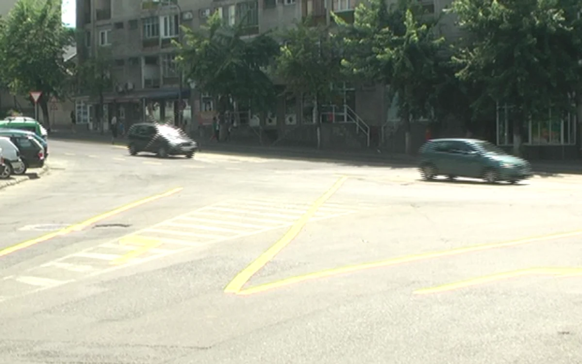 Sensul giratoriu de lângă autogară a fost desfiinţat FOTO Olimpia Man