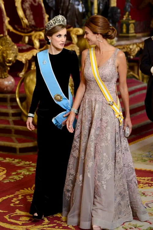 Official Dinner Of Spanish Royals And President Mauricio Macri And Wife jpeg