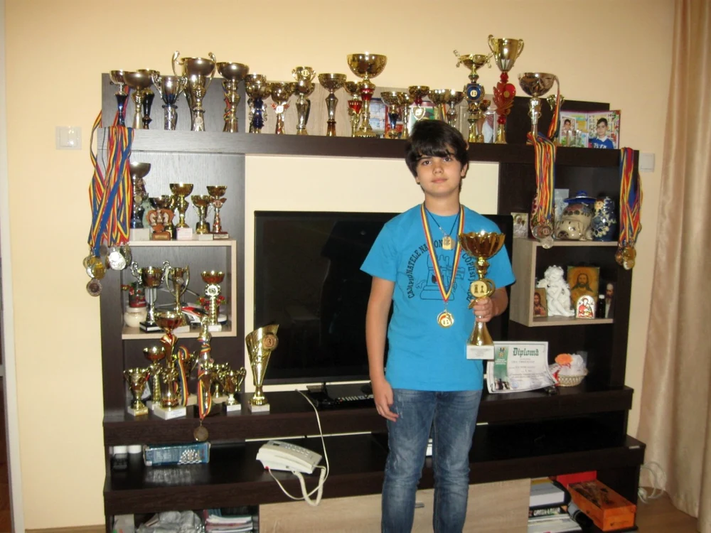 Campionul naţional la şah a pierdut şirul cupelor câştigate Foto: Valentin Trufaşu
