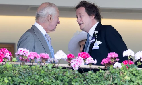Regele Charles al III lea și Tom Parker Bowles la Royal Ascot, Profimedia jpg