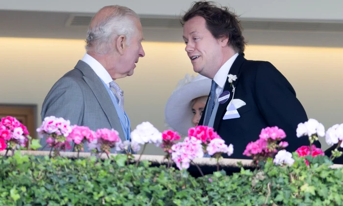 Regele Charles al III lea și Tom Parker Bowles la Royal Ascot, Profimedia jpg