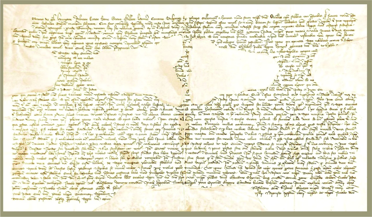 Diploma emisă de regele Ludovic I (1342-1382), în anul 1347 FOTO MJIA