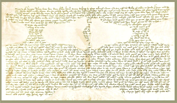 Diploma emisă de regele Ludovic I (1342-1382), în anul 1347 FOTO MJIA