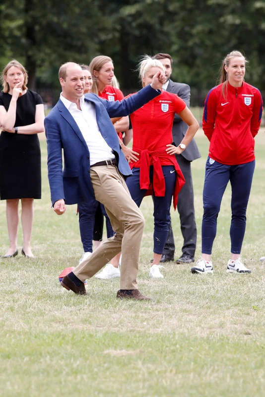 The Duke Of Cambridge Hosts A Good Luck Send Off For The England Women Football Team jpeg