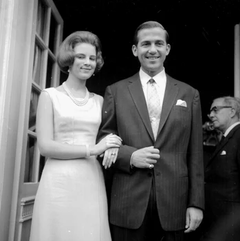 Regele Constantin al Greciei și Regina Anne-Marie. FOTO: Getty Images