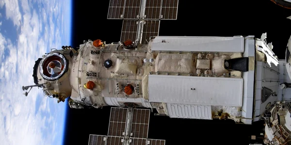 modulul rusesc nauka cuplat la iss foto NASA/ShaneKimbrough