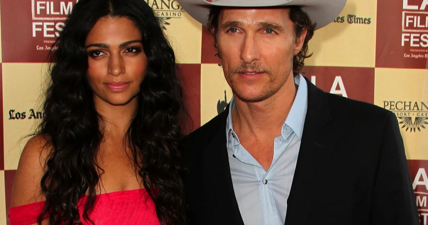 Matthew McConaughey, alături de Camila Alves FOTO AFP/ Arhivă